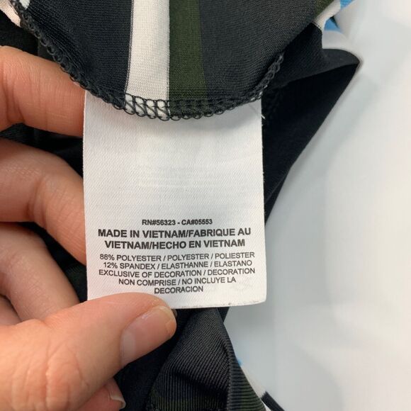 Nike Golf Shirt Mens Extra Large Black Mobility Stripe Dri Fit Tour Performance - Picture 8 of 11